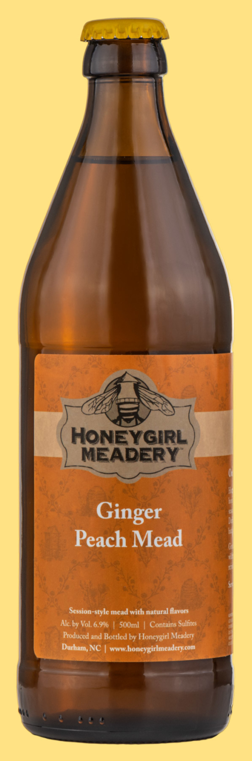 Ginger Peach Session Mead Honeygirl Meadery